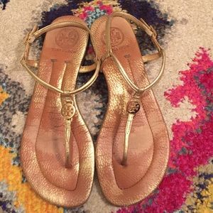 Tory Burch Gold Sandals