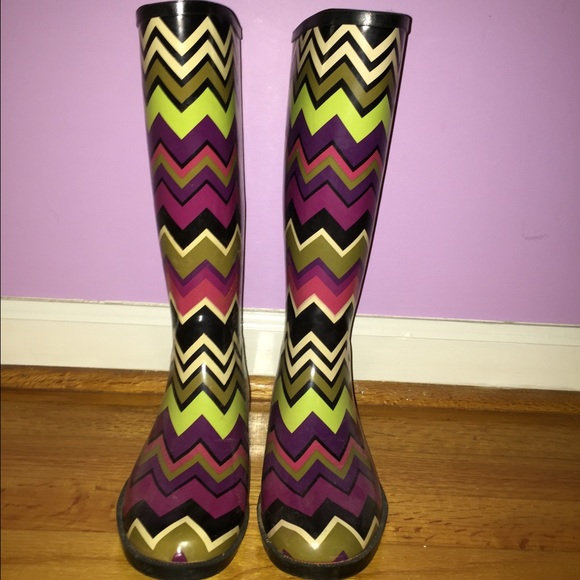 Missoni Chevron Rainboots