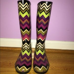 Missoni Chevron Rainboots