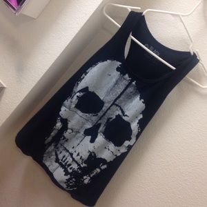 skull tank top