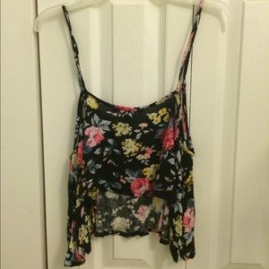 FOREVER 21 Floral Crop Top