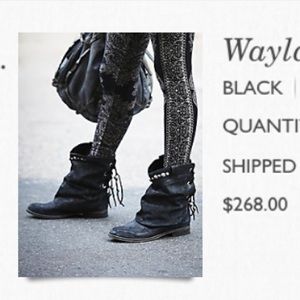 Free people boots never worn