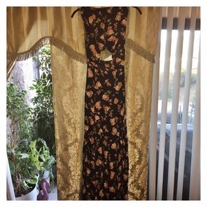 ✨RARE✨ floral double slit dress