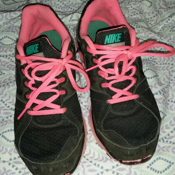 Pink and black women's Nikes
