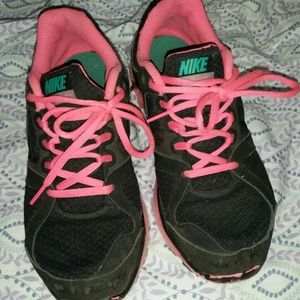 Pink and black women's Nikes