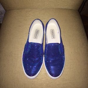 Topshop slip on sneakers