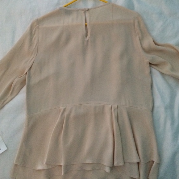 Sold! French Connection Lana Lace Peplum Blouse - Picture 2 of 2