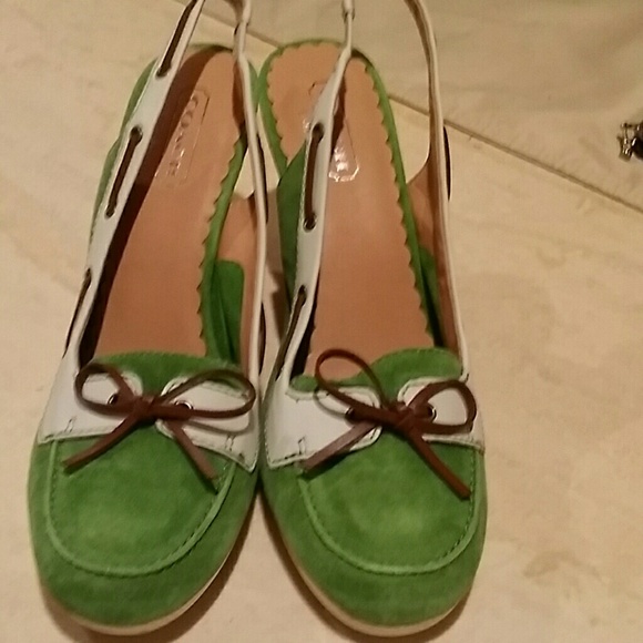Coach" Athena" Suede Shoes