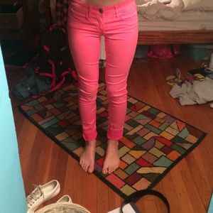 Pink jeans