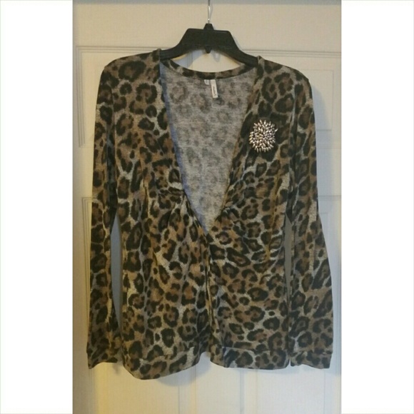 Animal Print Sweater