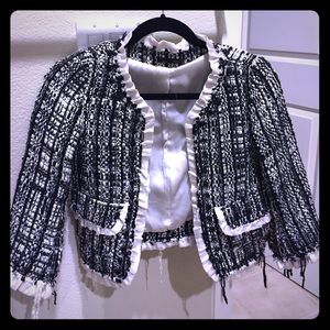 Nine jeweled chic tweed jacket -Chanel like