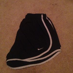 Black and white work out shorts