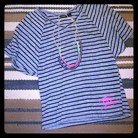 Striped Dolman Top
