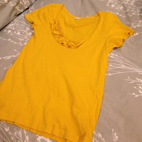 Yellow J.Crew T Shirt