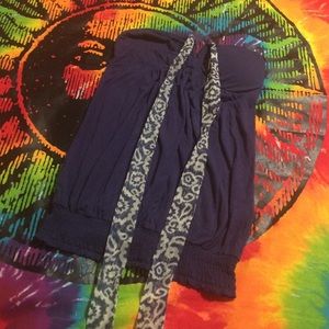 •WORN ONCE•||Flowery Tube Top||•AE