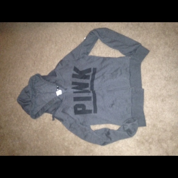 VS pink zip up hoodie