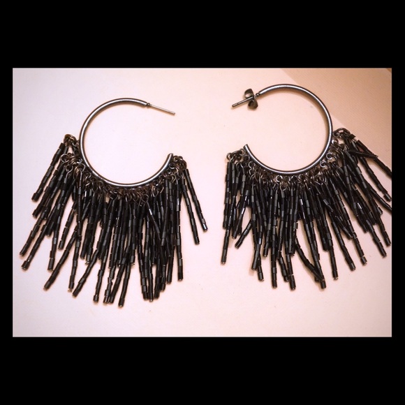 Black earrings