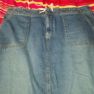 Jean skirt