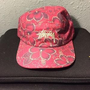 Floral Stussy x New Era 6 Panel