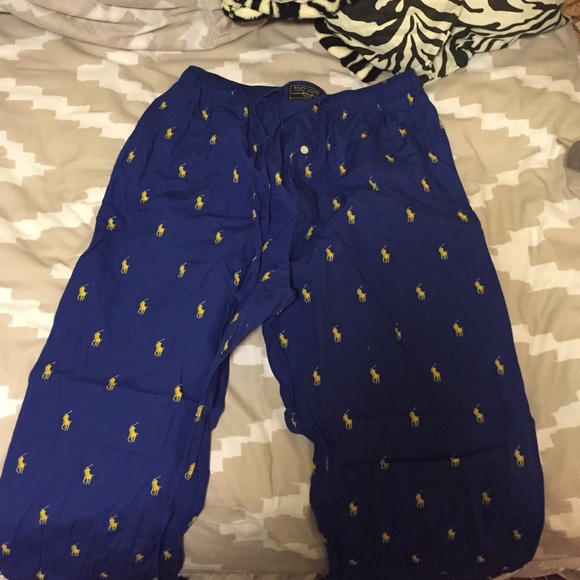 Polo pajama pants.