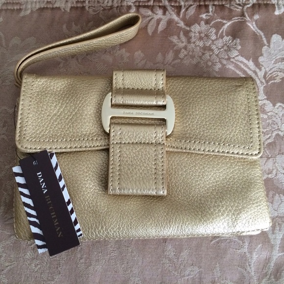 SOLD Dana Buchman Gold wristlet - Picture 2 of 4