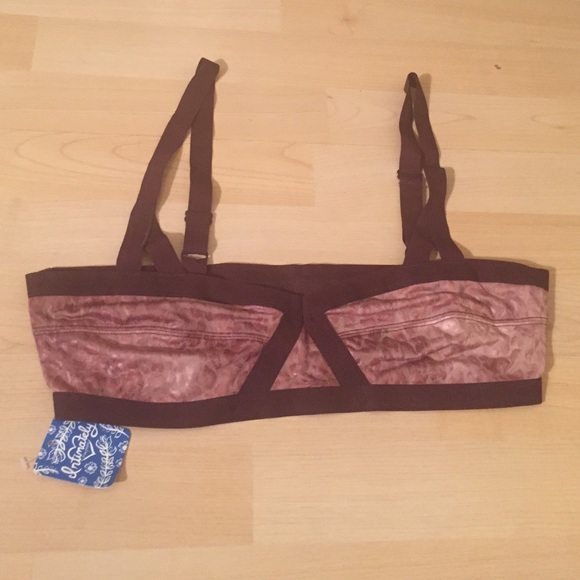 Foiled cheetah print bralet