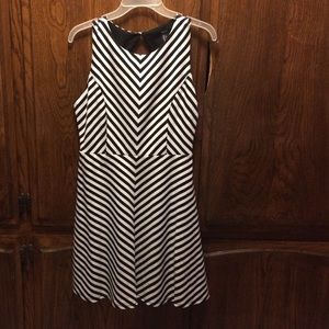 Forever 21 black and white striped dress