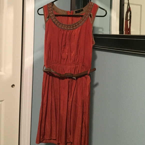 Burnt orange sundress!