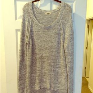 TNA oversize gray sweater