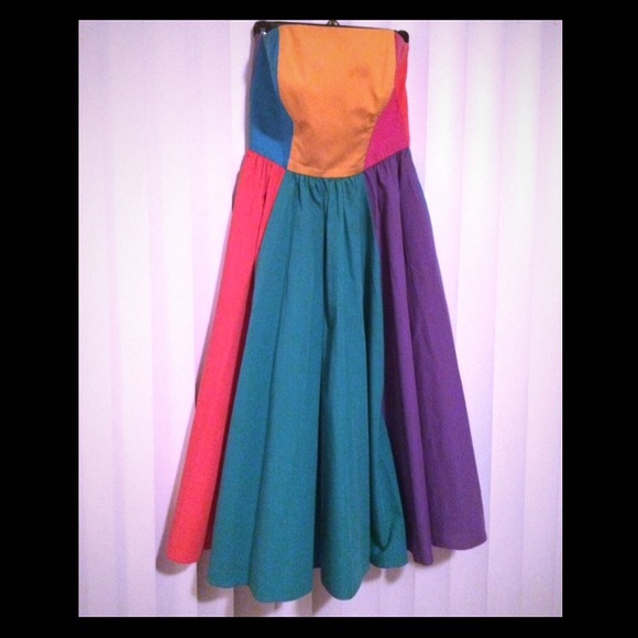 Color the Rainbow Flair Dress