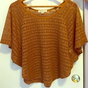 Bohemian butterfly sleeved top