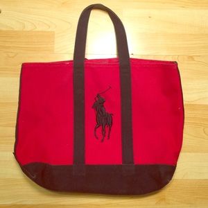 Ralph Lauren logo tote