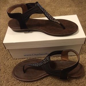 Brand new black sandals