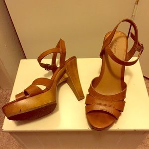 🚫Traded🚫 Brown platform heels