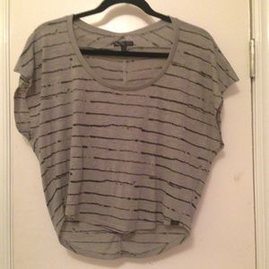 Vans striped crop top