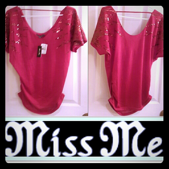 *sold* Miss Me - Brandnew Red Shortsleeve