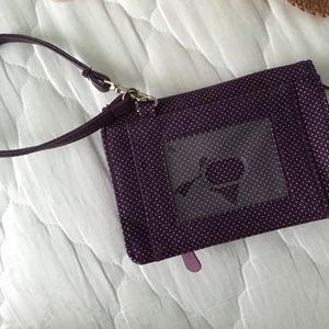 Purple brand new thirty-one wristlet