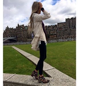 FREEBIRDbySteven 'Folsom' bootie in brown multi