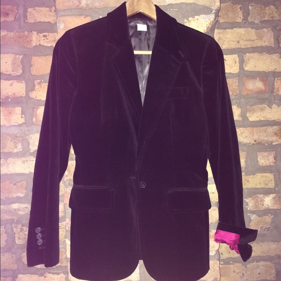 J. Crew Jackets & Blazers - J Crew women's velvet boyfriend blazer