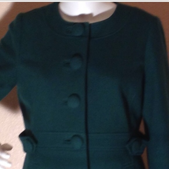 Beautiful Green Banana Republic 3/4 Length Coat
