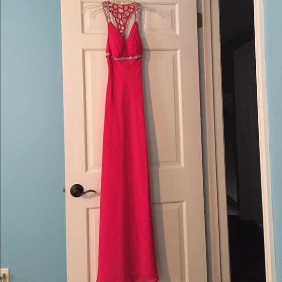 Beautiful EUC pink prom dress