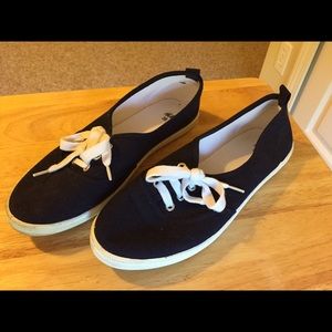 H&M Navy Canvas Sneakers