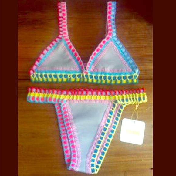 KIINI CROCHET LOLO BIKINI - NWT-sold out online!