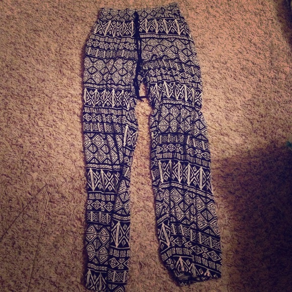 Tribal flowy pants