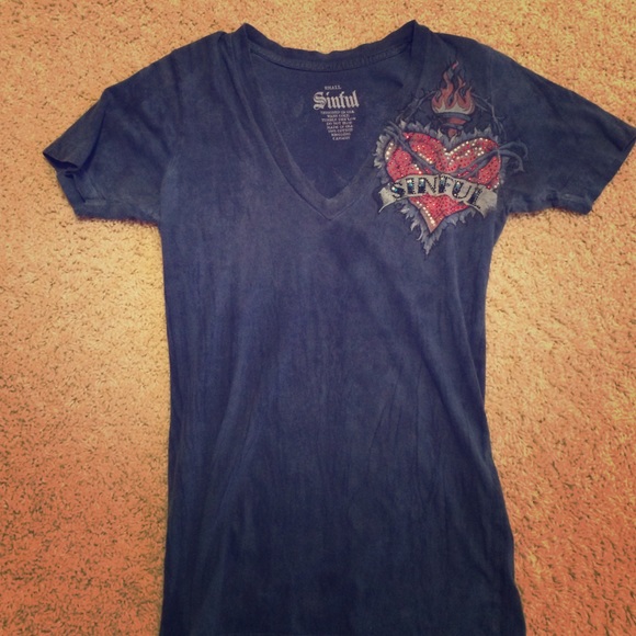 Sinful shirt. Like new.