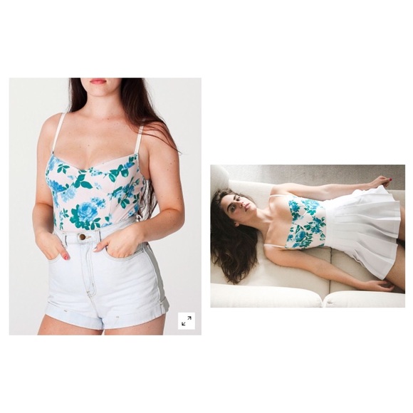 ⛔️SOLD ON M⛔️ AA Floral Print Bodysuit RARE! - Picture 4 of 4