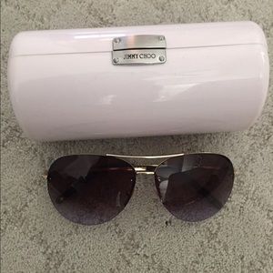 Jimmy Choo aviator sunglasses