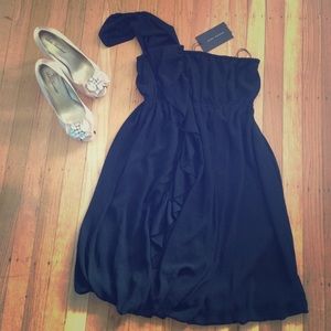 Zara one strap little black dress