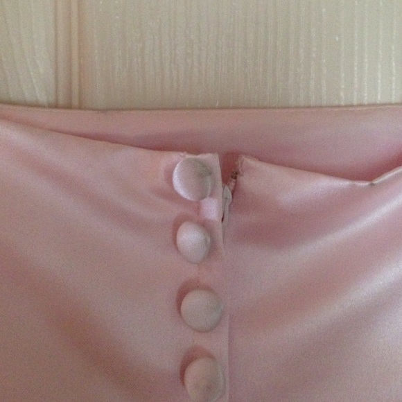 Flower girl light pink formal dress girls Sz 6 - Picture 4 of 4