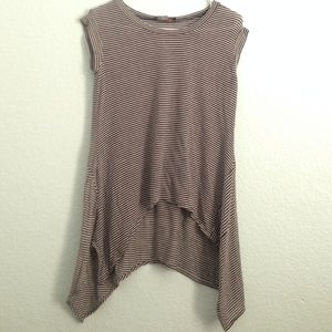 SOLD! BCBG Striped High-Low top